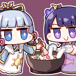 This is a pixiv picture whose title is 鍋を食べようか.