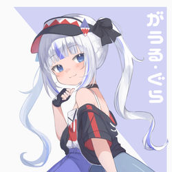 This is a pixiv picture whose title is street gura.
