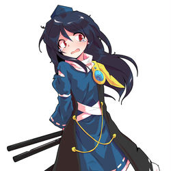This is a pixiv picture whose title is やられ飯綱丸龍立ち絵 表情差分.