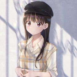 This is a pixiv picture whose title is 秋服.