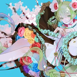 This is a pixiv picture whose title is 🌸.