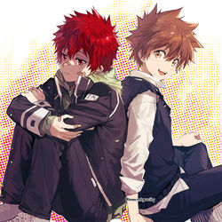 This is a pixiv picture whose title is 【Reborn！】大地と大空ログ.