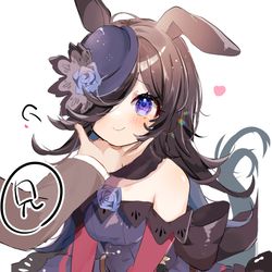 This is a pixiv picture whose title is 💓.