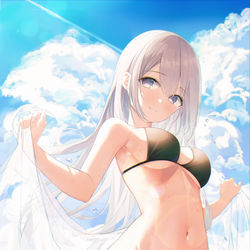 This is a pixiv picture whose title is 夏.