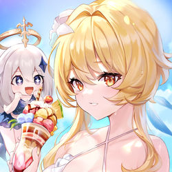This is a pixiv picture whose title is Lumine.