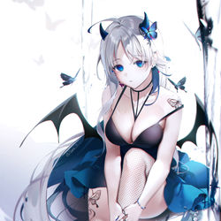 This is a pixiv picture whose title is ♥.