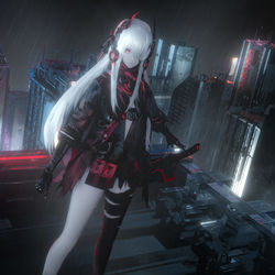 This is a pixiv picture whose title is 白夜· Eclipse.