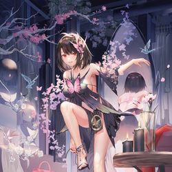 This is a pixiv picture whose title is Mirror.