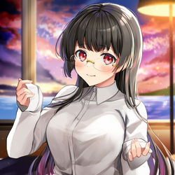 This is a pixiv picture whose title is シャツ、お借りしてもよろしかったのでしょうか……？.