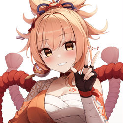 This is a pixiv picture whose title is Yoimiya.