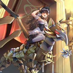 This is a pixiv picture whose title is 不挠X冥河之塔.