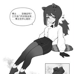 This is a pixiv picture whose title is 罗宾的短袜.