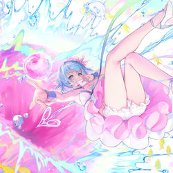 This is a pixiv picture whose title is 第一反应.