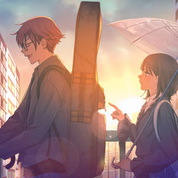 This is a pixiv picture whose title is この背中に何度好きと言っただろう？.