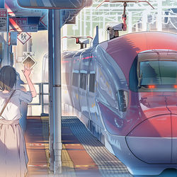 This is a pixiv picture whose title is またね！まってるよ。.