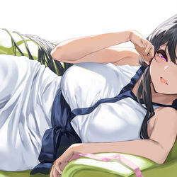This is a pixiv picture whose title is 黒髪イタコさん.