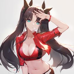 This is a pixiv picture whose title is 远坂凛.