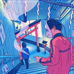 This is a pixiv picture whose title is 黄泉の駅.