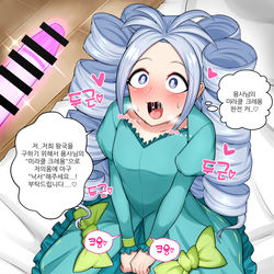 This is a pixiv picture whose title is 짱구 낙서왕국 공주낙서.