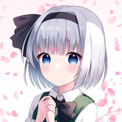 This is a pixiv picture whose title is 妖夢ちゃん.