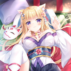 This is a pixiv picture whose title is お稲荷様🦊❤️.