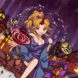 This is a pixiv picture whose title is 星熊勇儀.