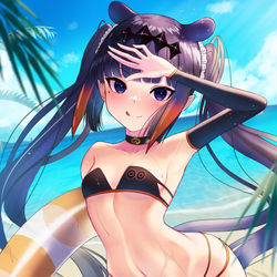 This is a pixiv picture whose title is 水着イナニス.