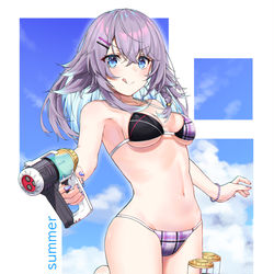 This is a pixiv picture whose title is 水着ボラちゃん.