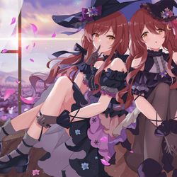 This is a pixiv picture whose title is 大崎姉妹.