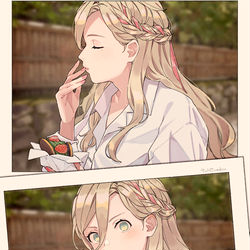 This is a pixiv picture whose title is どら焼きとリシュリュー.