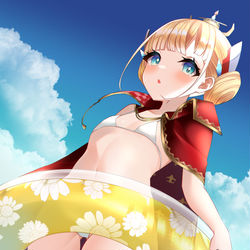 This is a pixiv picture whose title is マイクロ水着ル・トリオンファン（skeb）.