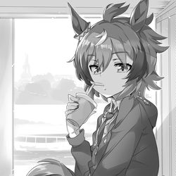 This is a pixiv picture whose title is 勝負服ウインディちゃん.