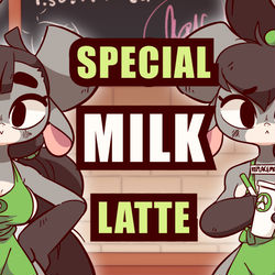 This is a pixiv picture whose title is Special MILK Latte (VIDEO).