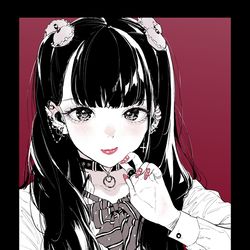 This is a pixiv picture whose title is 地雷ちゃん.
