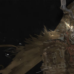 This is a pixiv picture whose title is 猿神.