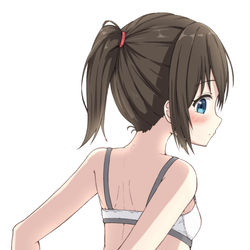This is a pixiv picture whose title is これからお風呂に挿いる子.