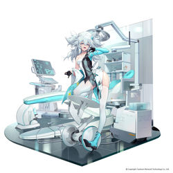 This is a pixiv picture whose title is 云图计划芙洛伦立绘.