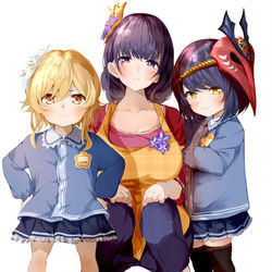 This is a pixiv picture whose title is 稲妻幼稚園.