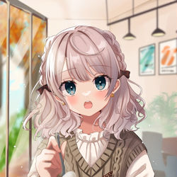 This is a pixiv picture whose title is 「あーん」.