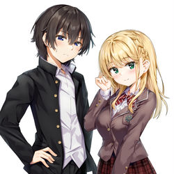 This is a pixiv picture whose title is 無理難題ボイスドラマ用立ち絵.