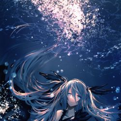 This is a pixiv picture whose title is 深海少女.