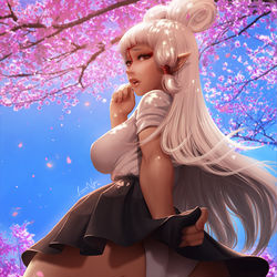 This is a pixiv picture whose title is Schoolgirl Paya.