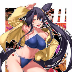 This is a pixiv picture whose title is 水着牛若Chang.