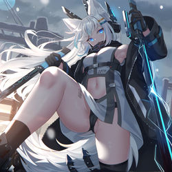 This is a pixiv picture whose title is もう終わり？.