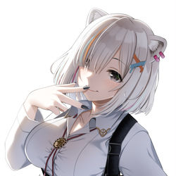 This is a pixiv picture whose title is ししろん新髪型.