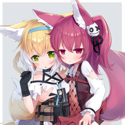 This is a pixiv picture whose title is スズラン＆シャマレ.