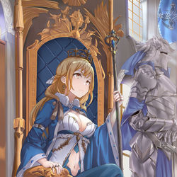 This is a pixiv picture whose title is 女王.
