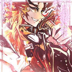 This is a pixiv picture whose title is 心を燃やせ….