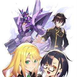 This is a pixiv picture whose title is 俺は星間国家の悪徳領主!4巻.