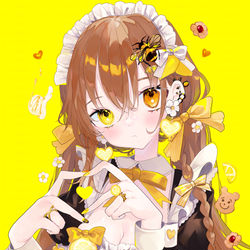 This is a pixiv picture whose title is はちみつレモンメイド.